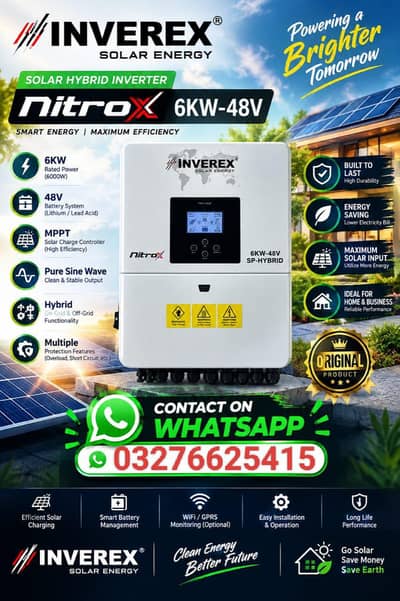 Solar lnverex Netrox 6kw
