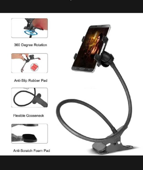 T   Universal Mobile Holder Flexible 360 Rotating For Almost All Smartphone