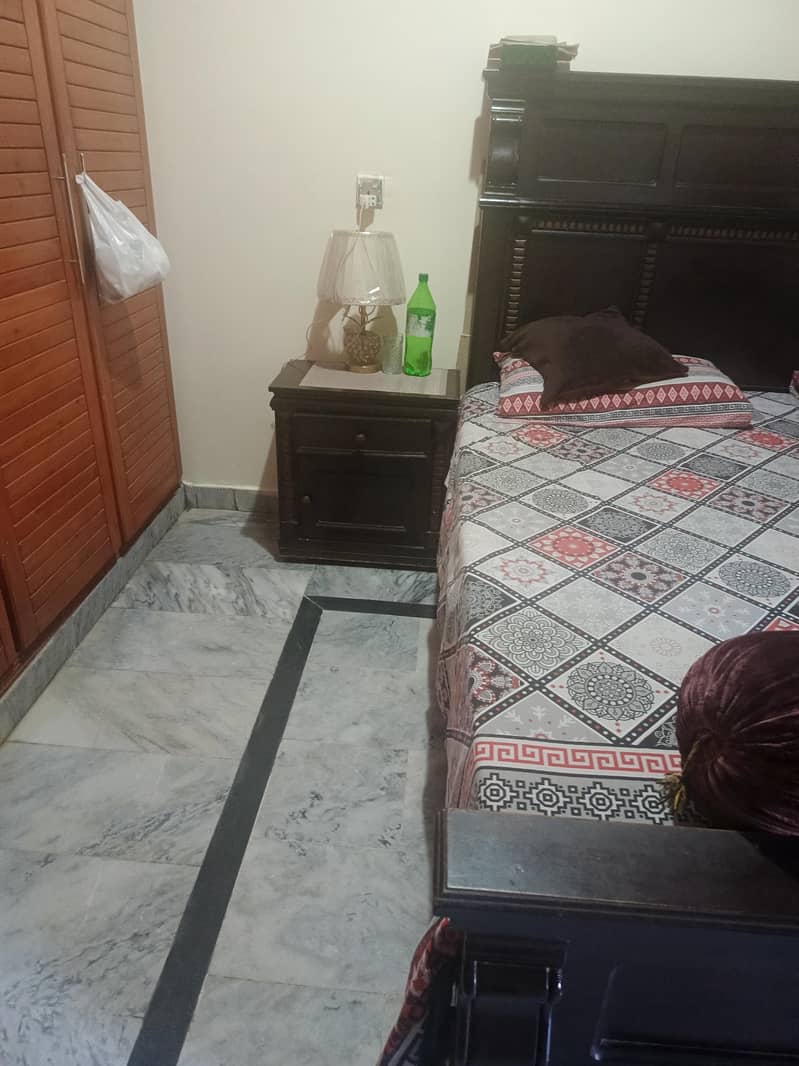 Double Bed with side Table 1