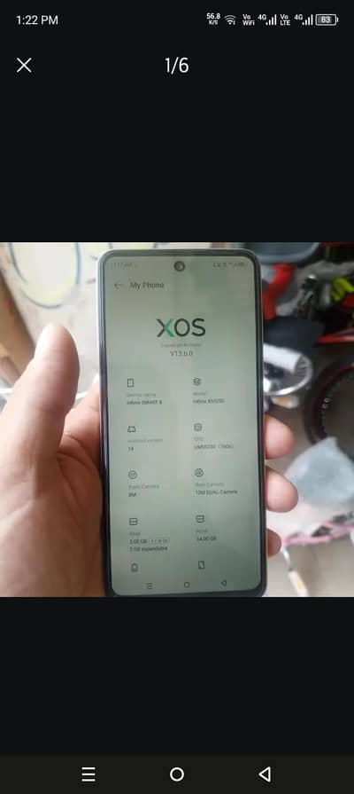 Infinix Smart 8 2+2GB RAM 64GB ROM CONDITION 10 IN 10  03254555132