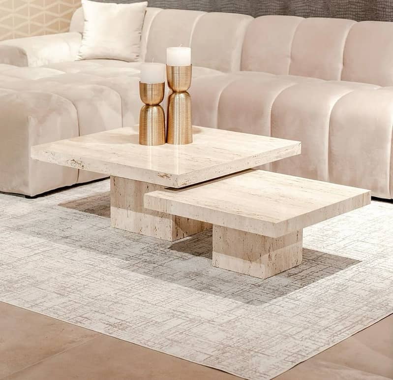 Travertine Coffee Table 1