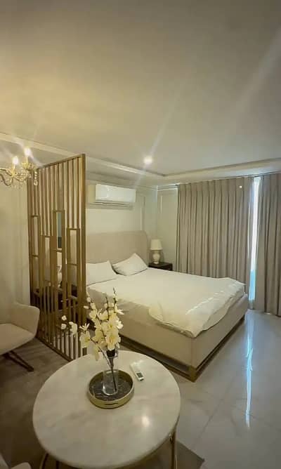 Fully furnished studio apartment for rent in Bahria town near Grand Mosque