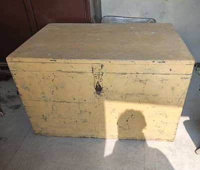 Strong Wooden Storage Trunk For Sale