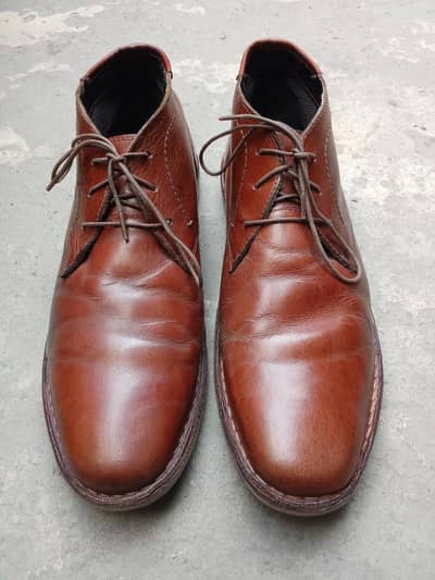 Original Steve Madden Leather Chukka Boots (Size 10) - Men Shoes