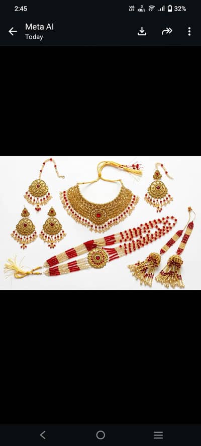 heavy bridal Shadi set