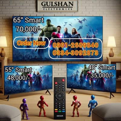 BIG OFGER LED TV 55" 48" 43" INCH SAMSUNG LG HISENSE TCL ANDROID 4K