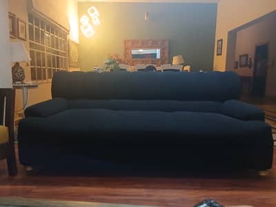 Black 3 seater in brand new condition