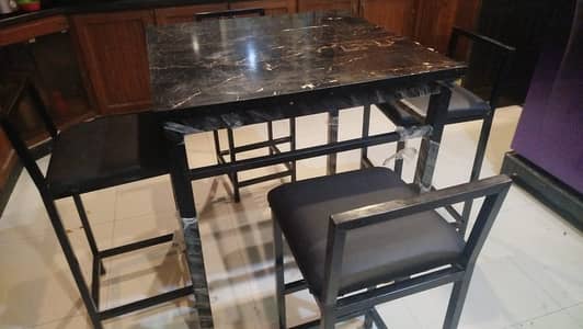 High table n chair set