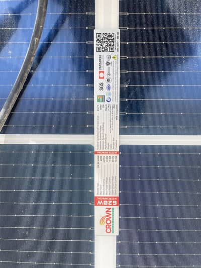 Crown 620 watt solar panel