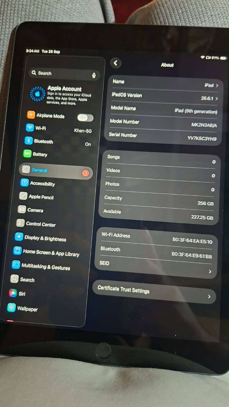 ipad 9th generation 1