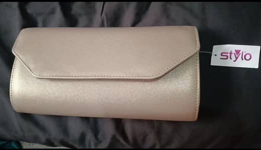 Stylo Elegant dull gold clutch
