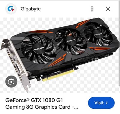Gigabyte GTX 1080 G1 Gaming 8GB Triple Fan | 100% Working