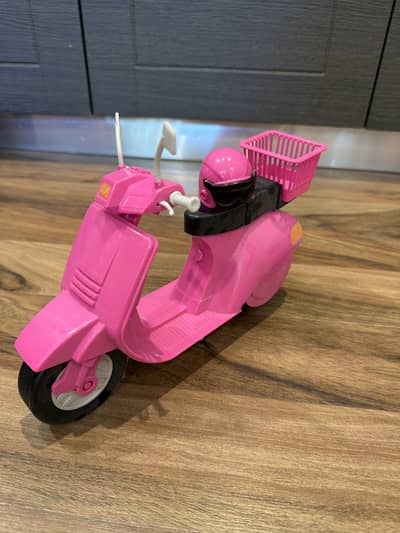 Barbie bike and helmet