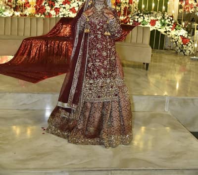 Title: Fancy Bridal Wedding Dress for Sale – Rs. 80,000