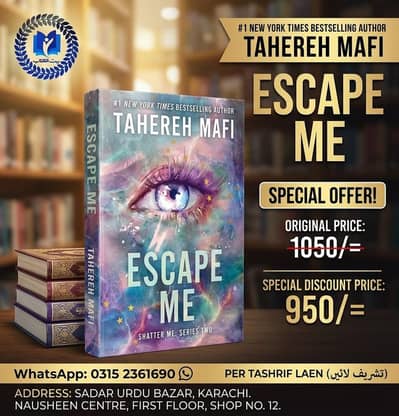 Escape me tahereh mafi