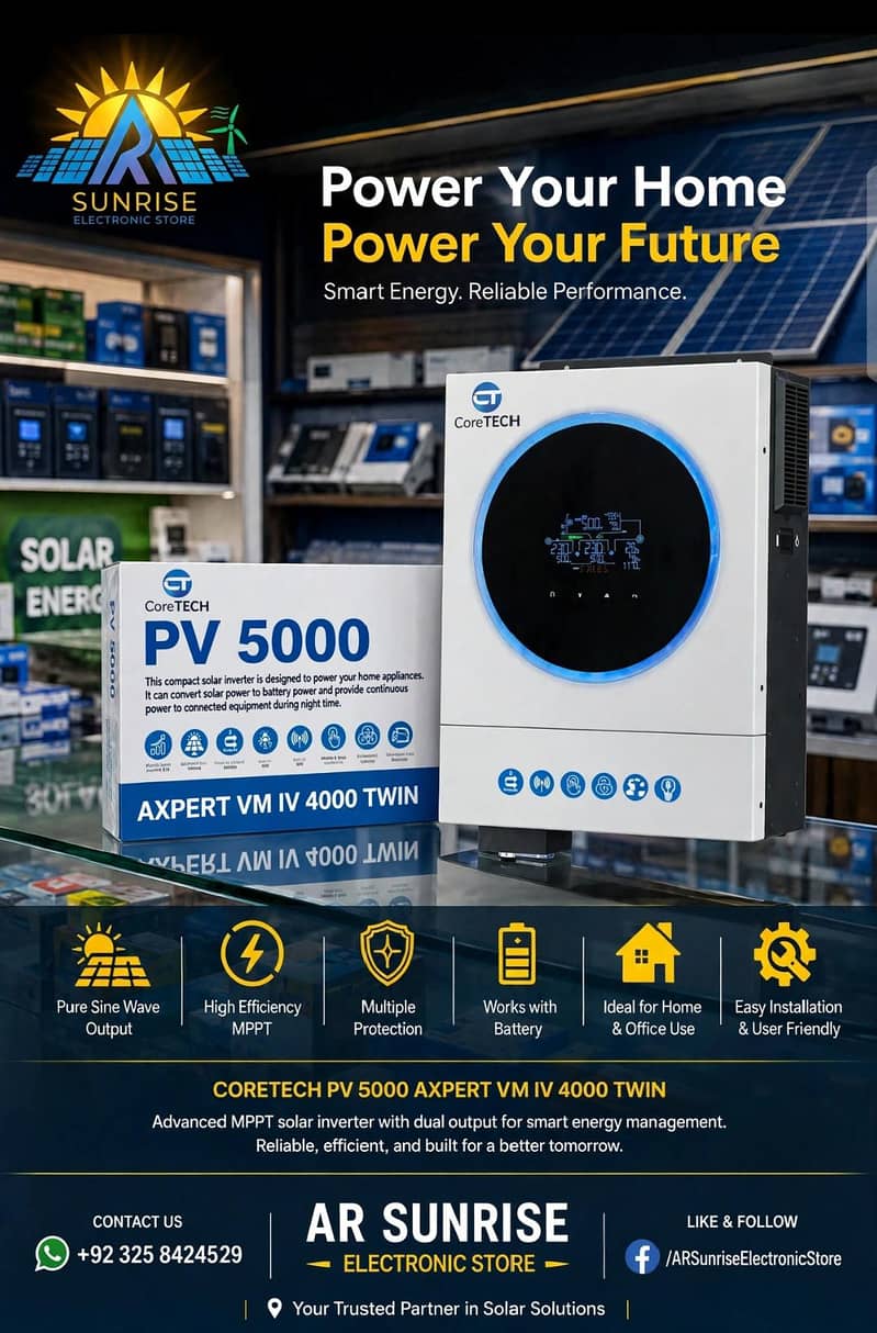 CORETECH 4KW  PV-5000 0