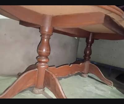 unused wooden table
