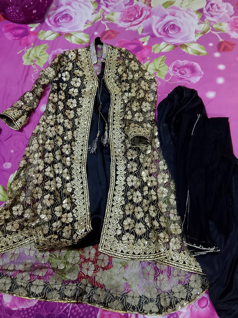 Black over coat 1
