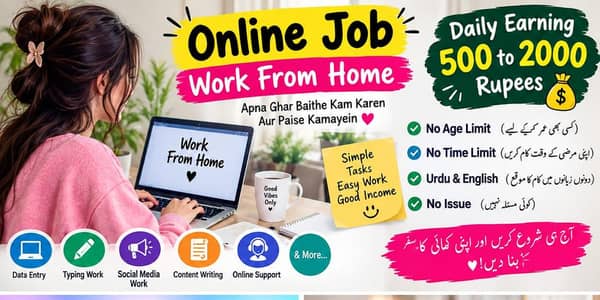 male & Female staff required for online work
