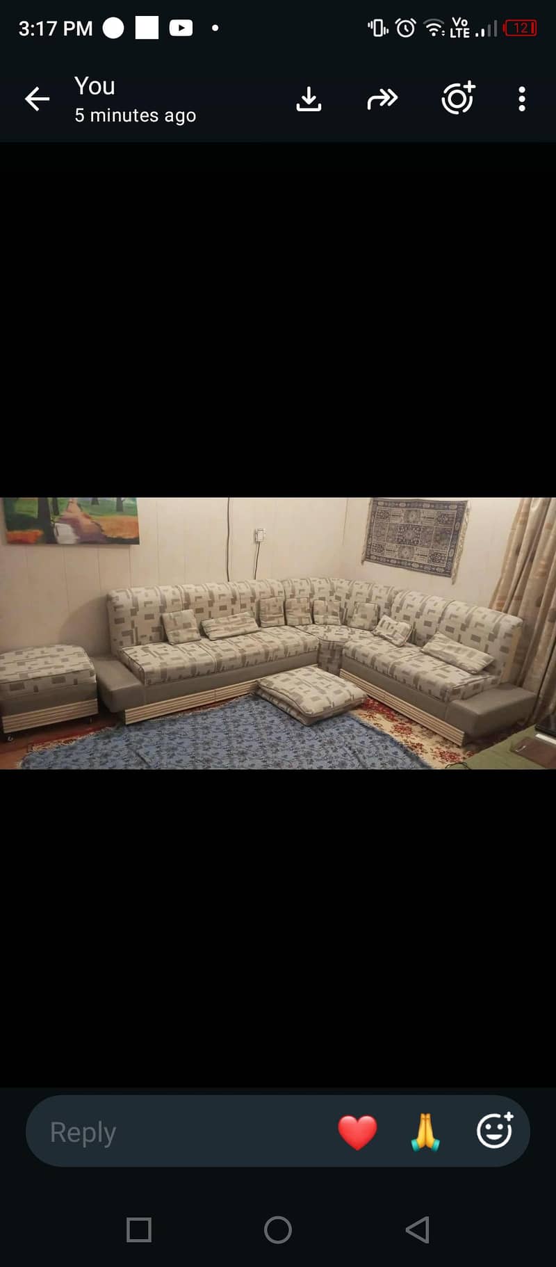 L shape sofa 0