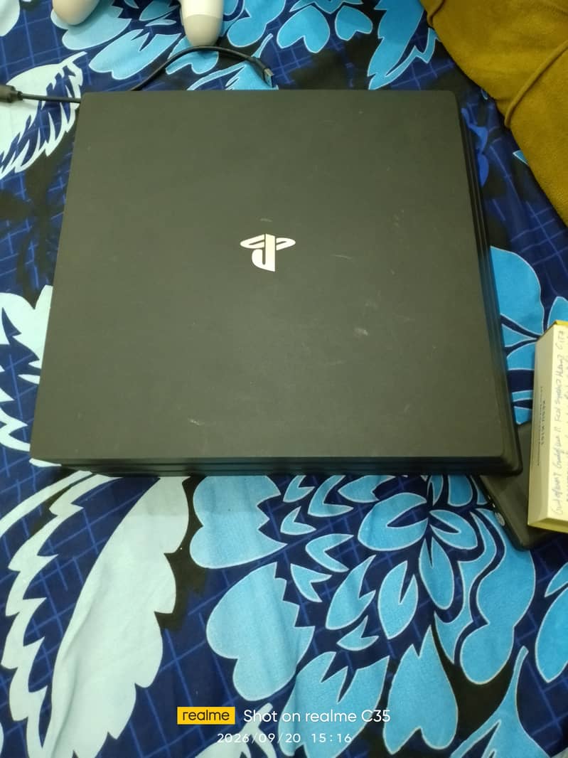 PS4 Pro 2TB with 2 controllers 2