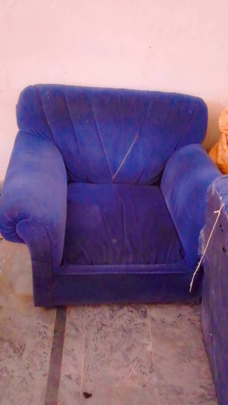 valvet sofa set 6