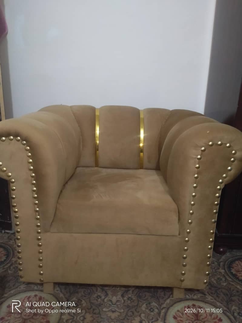 Velvet Sofa Set 1