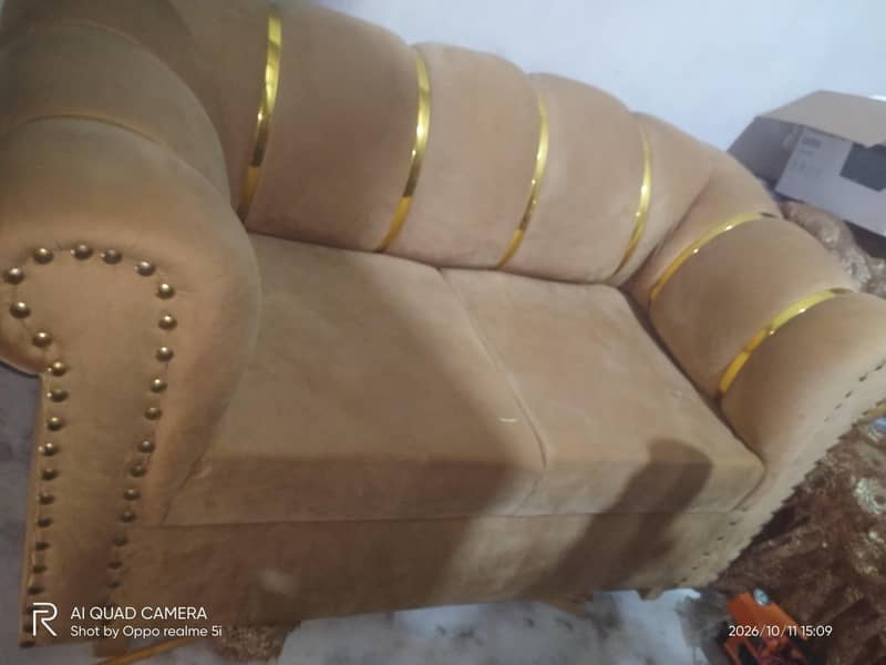 Velvet Sofa Set 4