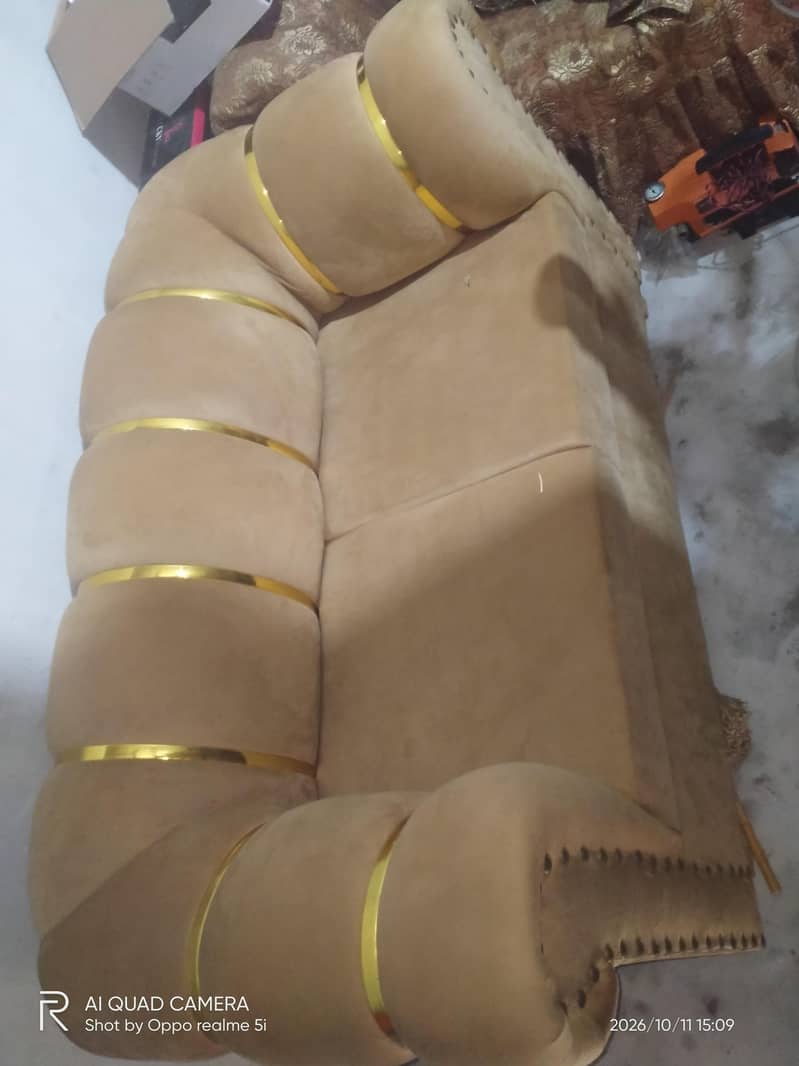 Velvet Sofa Set 5