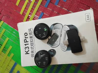K31 Pro Wireless Microphone  | Type-C & iPhone Receiver | Karachi