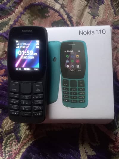 Nokia 110 4G dual sim with memory card urgent sale serious buyers cntc