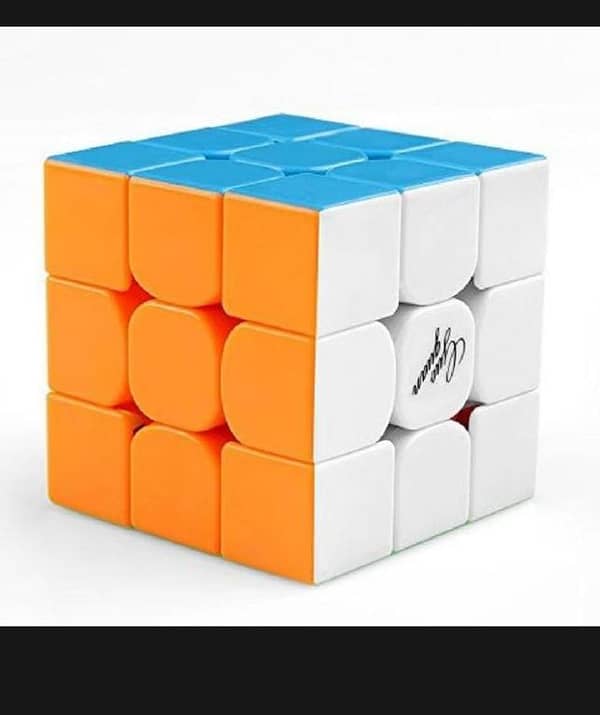 T  3c Original Cube 3x3 Magic Puzzles Speed Cube Magnets spring Cube 3*3 Sticker less Toys For Children R3SM