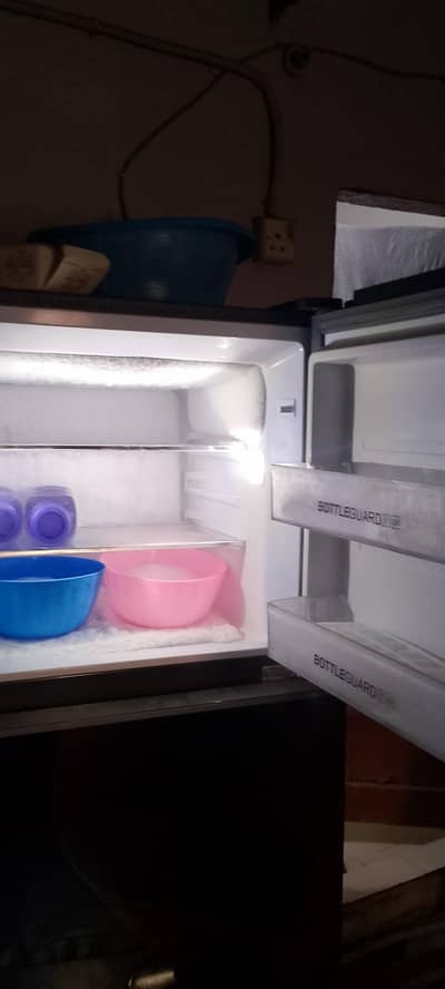 Haier smart inverter fridge 4 months used like new 10/10 condition .