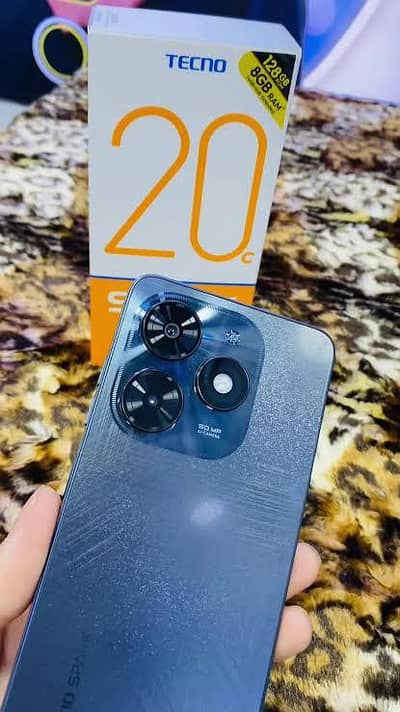 Tecno Spark 20C All to all ok 10/10 pta approved complete set 8/128
