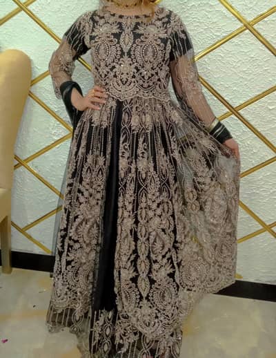 full heavy work maxi in black