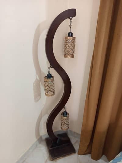 wooden lamp