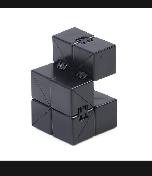 T  Infinity Magic Cube Finger Toy Office Flip Cubic Puzzle Stress Relief Cube Leima