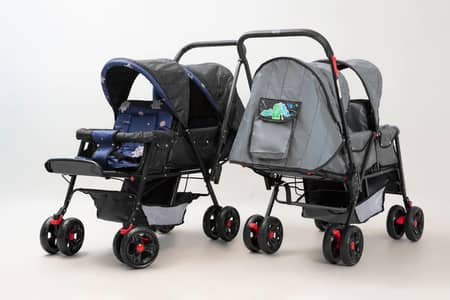 Kids Imported Param | Baby Double Stroller | pusshing walkers | twins