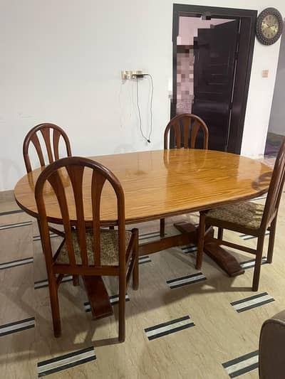 dining table with chairs