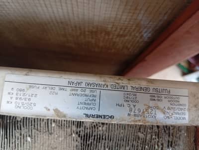 O General Window AC Original Japan Imported From Dubai