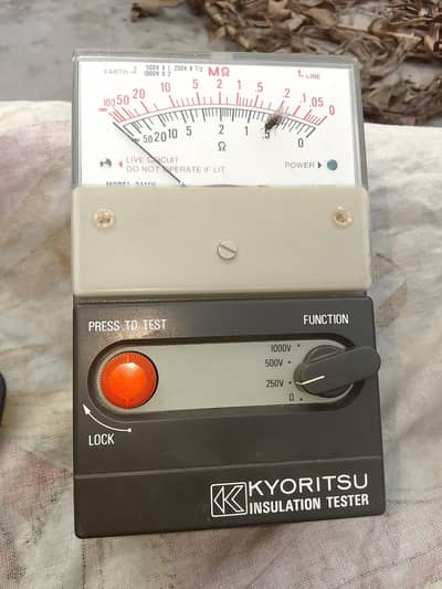 KYORITSU insulation tester!