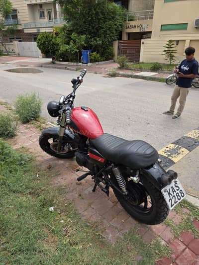 Yamaha SR250SE 1982, Vintage 1/1 in pakistan. bobber restored