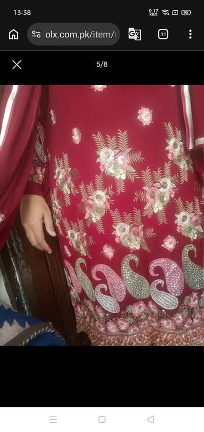 embroided elegant shlwar kmeez with duptta. . . . . complete suit