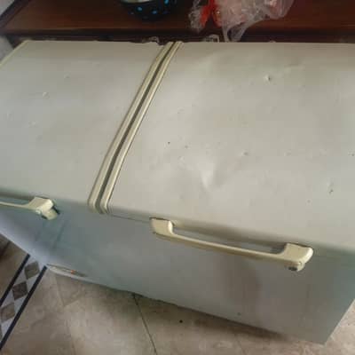 waves deep freezer double cabin metal body