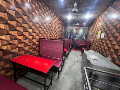 3 seater sofa for fast food shops
