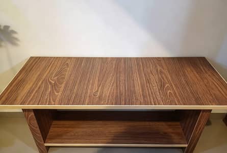 wooden tables