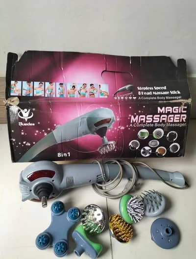 8 in 1 handled massager