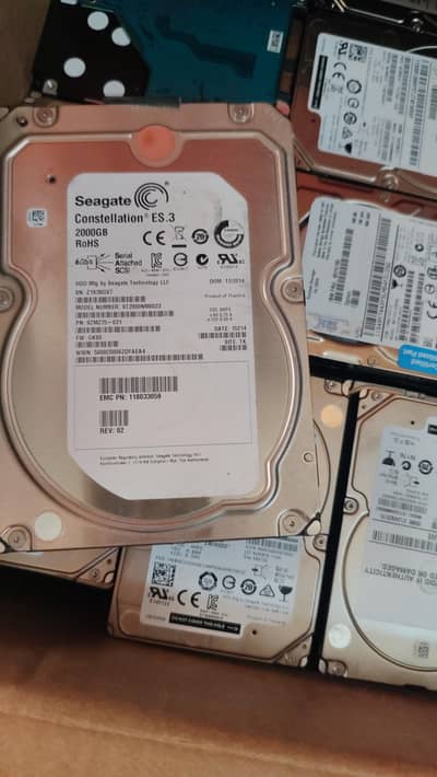 sas hard driver mix 1 tb 2tb 3tb