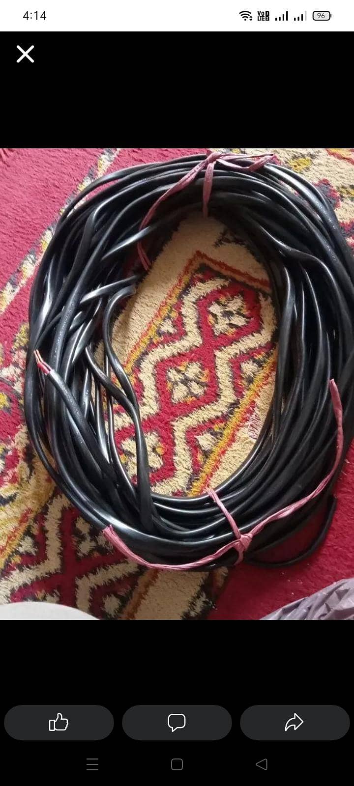 Electric wire 2 core. 1