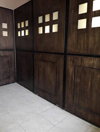 Wooden Wall with Lights